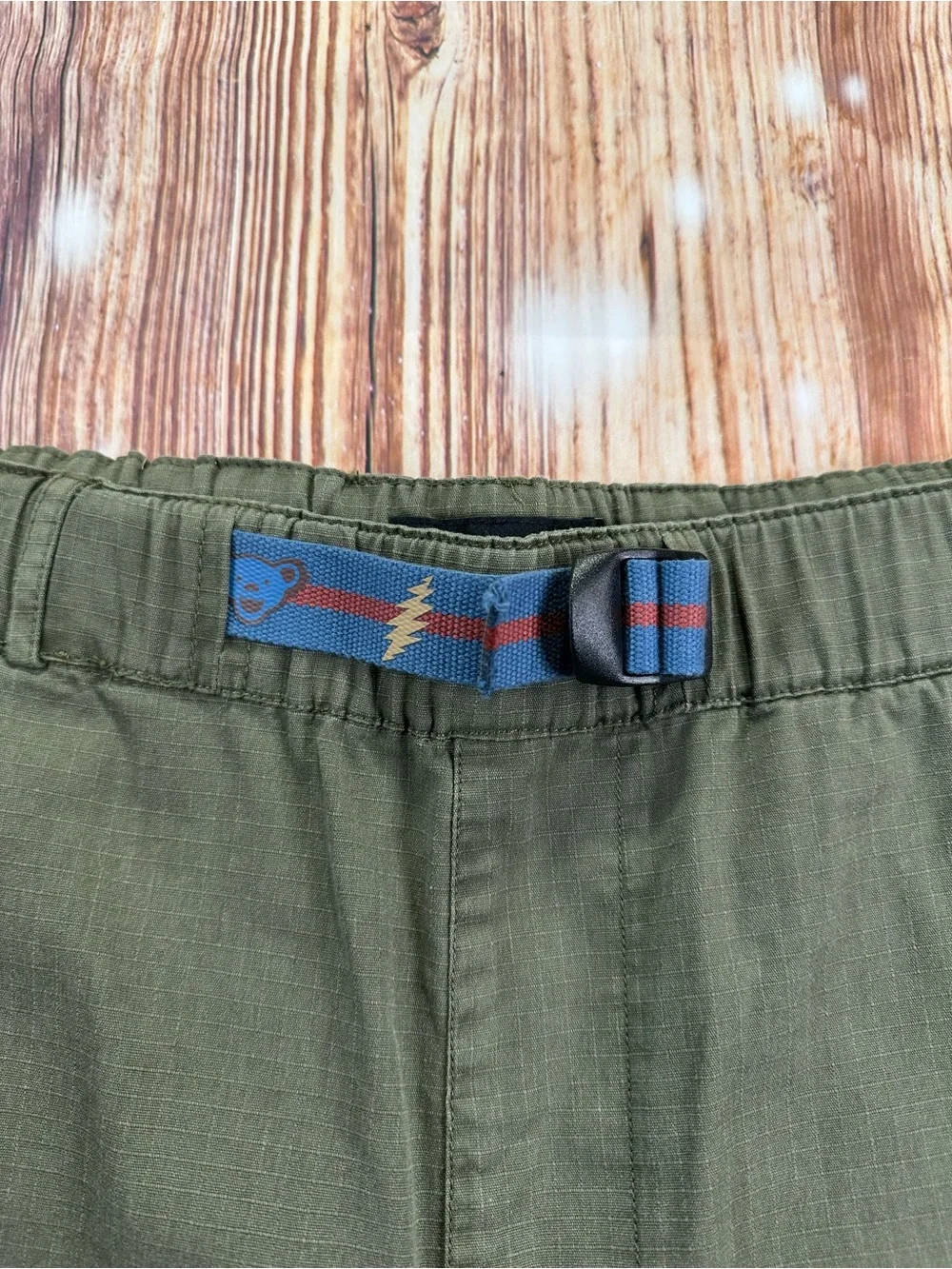 NWT Lucky Brand GRATEFUL DEAD CARGO Shorts MENS Size LARGE Green